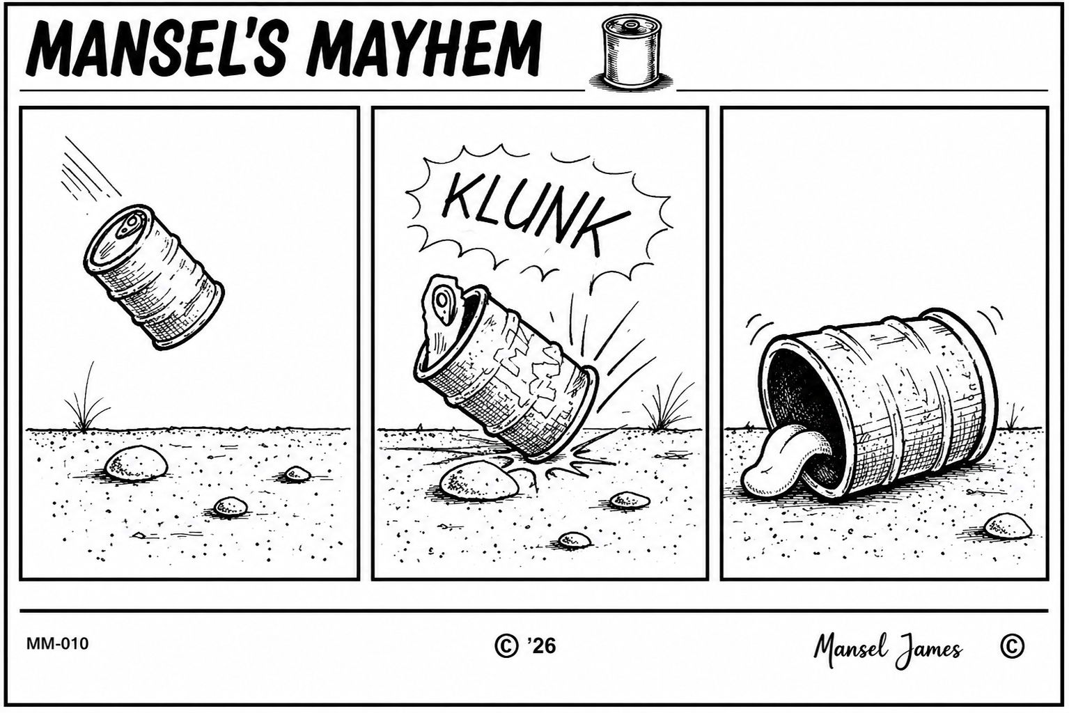 Current Mansel's Mayhem Cartoon